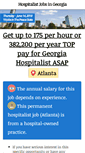 Mobile Screenshot of georgiahospitalistjobs.com